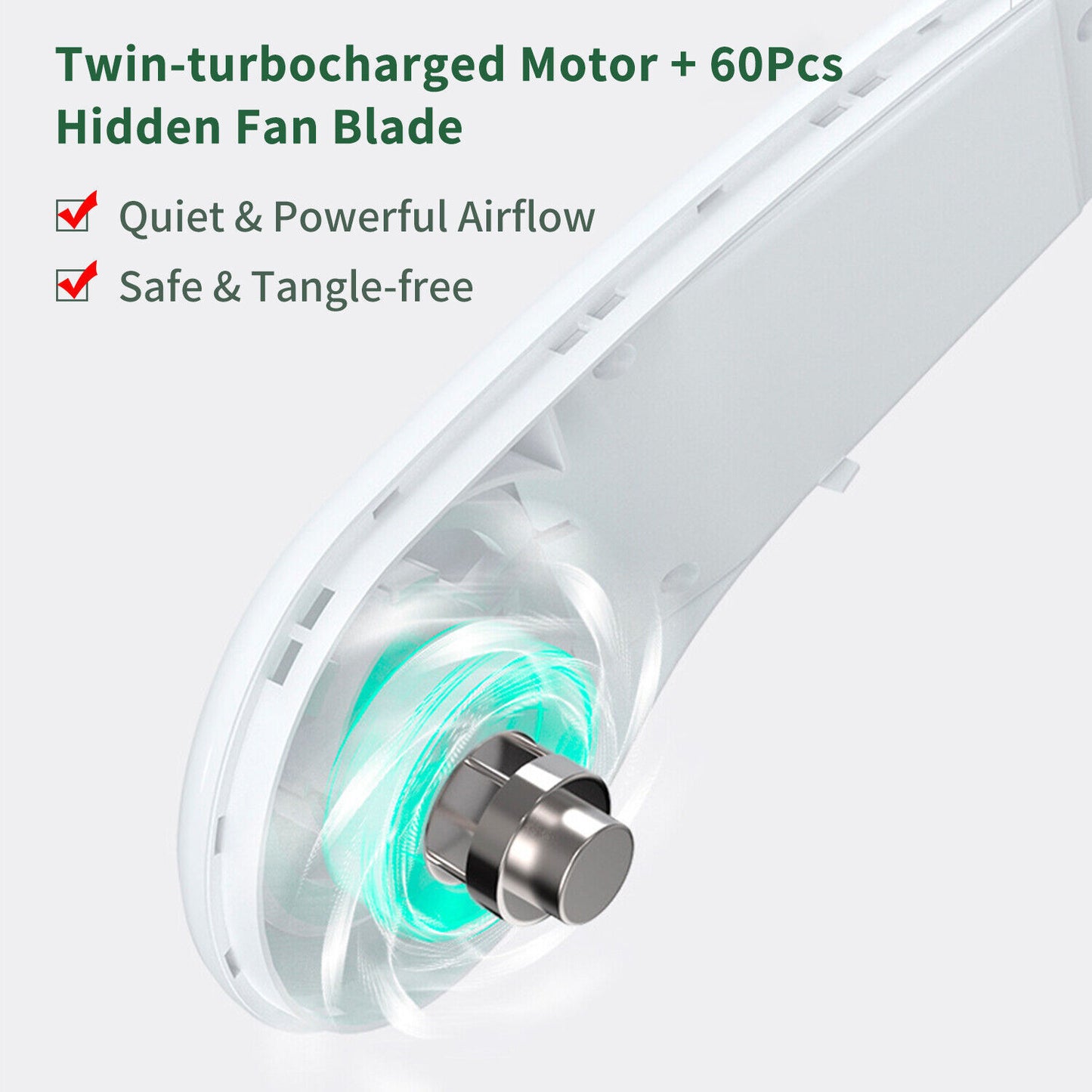 Neckband Fan with Charging Station