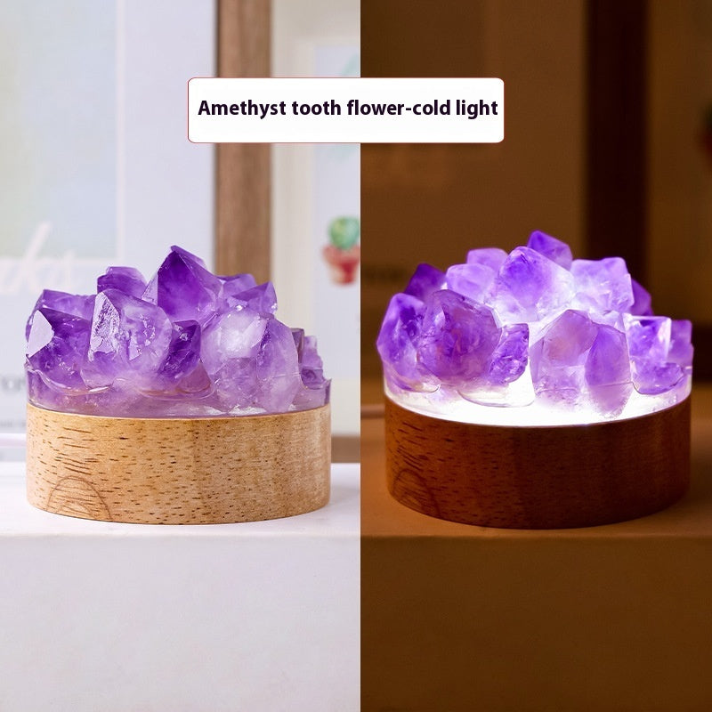 Natural Crystals Night Lamp Ornaments