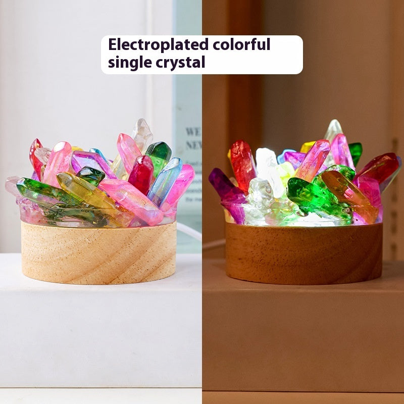 Natural Crystals Night Lamp Ornaments