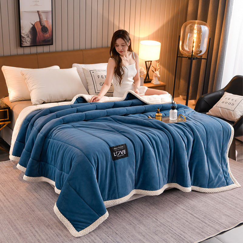 Thick Warm Winter Blanket Bedspread