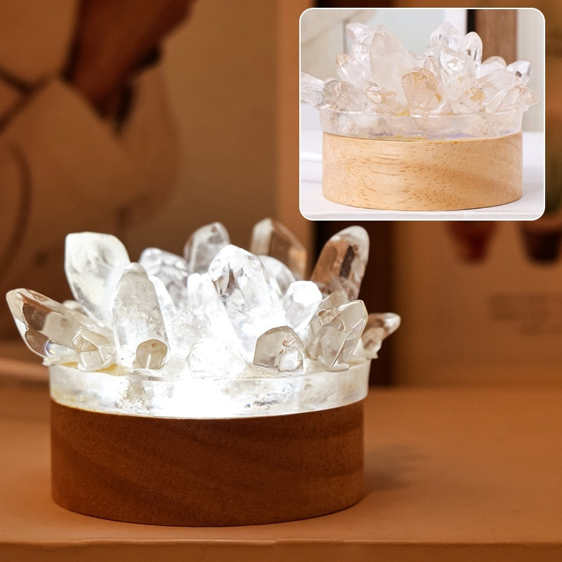 Natural Crystals Night Lamp Ornaments