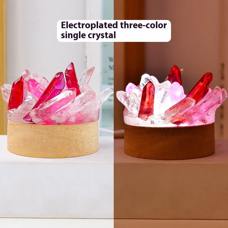 Natural Crystals Night Lamp Ornaments